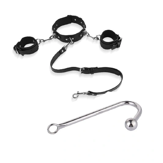 Anal and Elegant Cuffs with Hook Collar Beaded 5334 0225